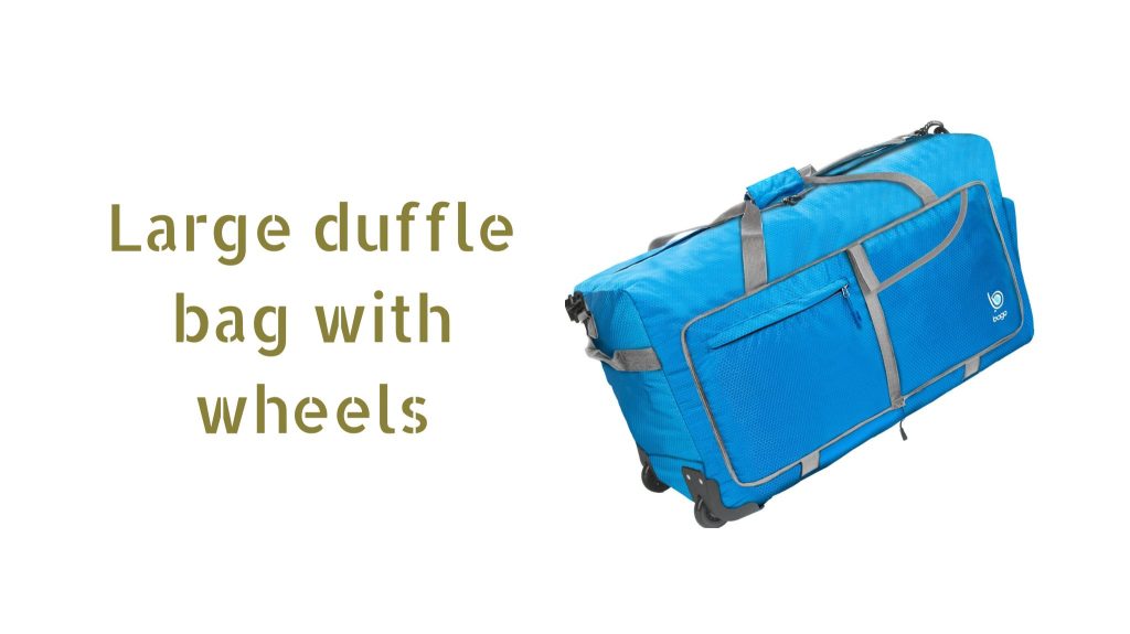 12 best large duffle bag with wheels (tested!)