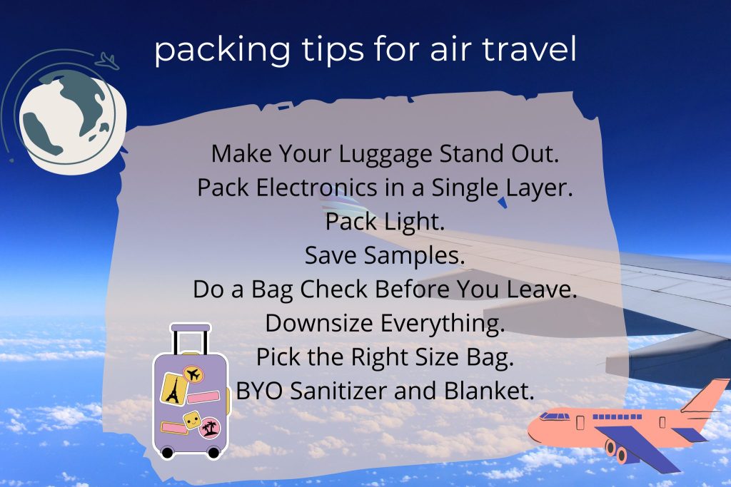 PACK A BACKPACK FOR AIR TRAVEL