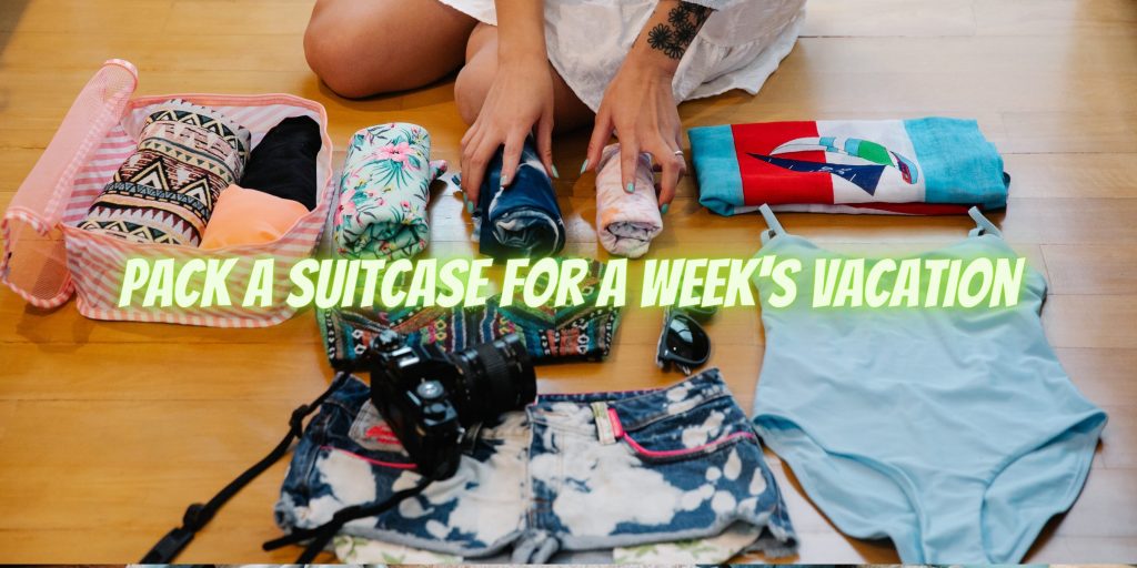 How to pack a suitcase for a week's business trip (1)